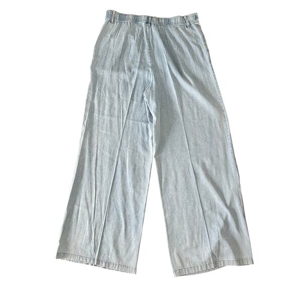 Sincerely Jules High Waisted Pleated Wide Leg Trouser Pants Women's 11/30 Blue - Picture 5 of 7